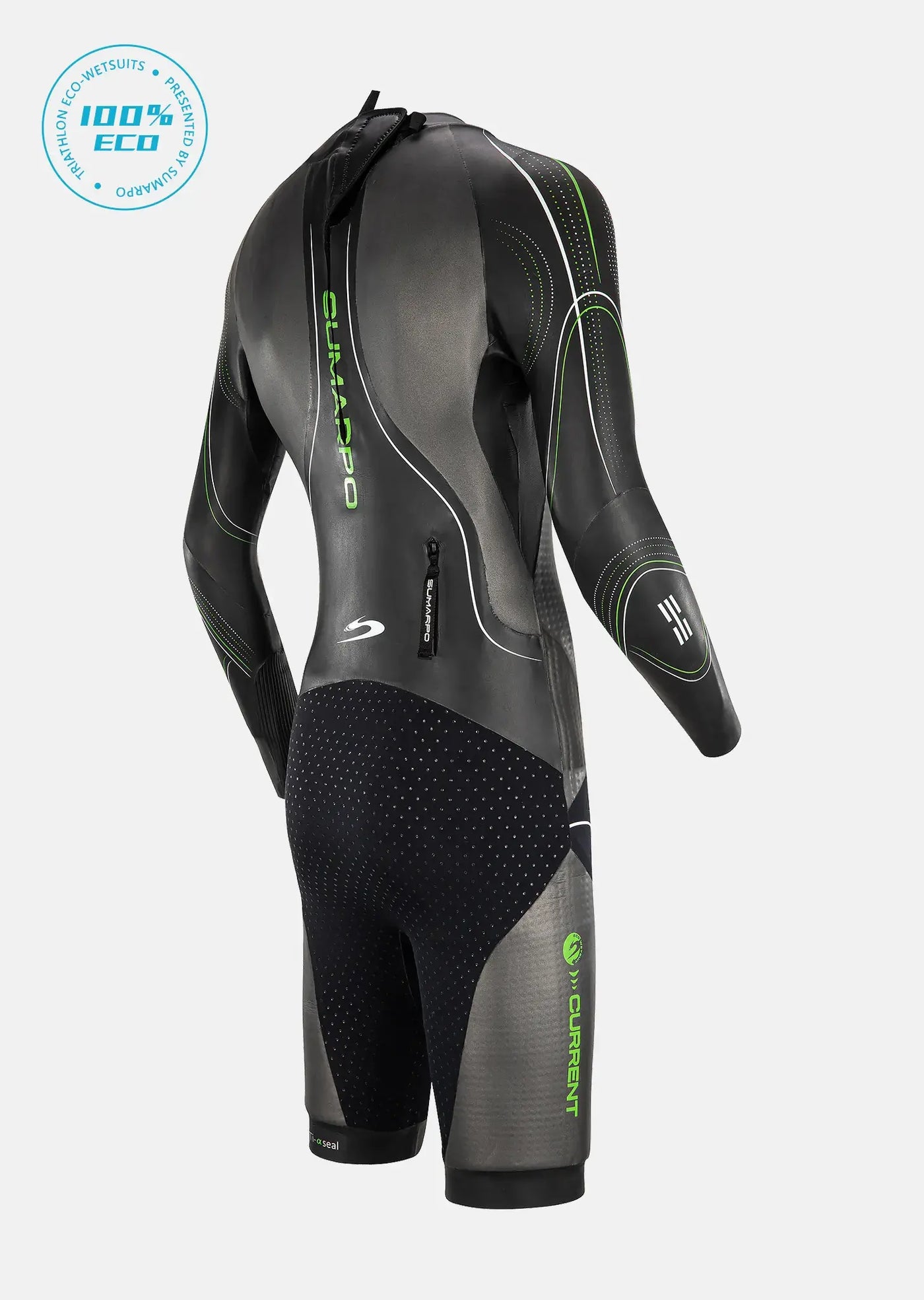 Fato de Neoprene Eco Swimrun Masculino Atual 2024 Ex Demo