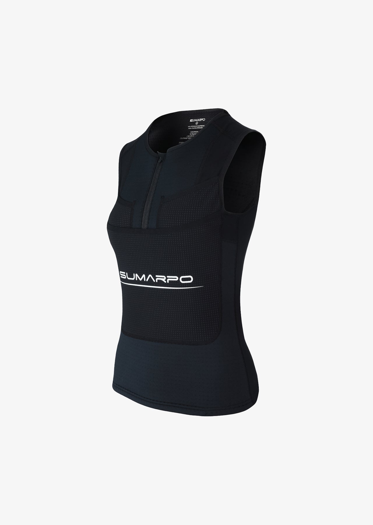 Gilet da Swimrun Termico Mezza Zip da Donna Quokka