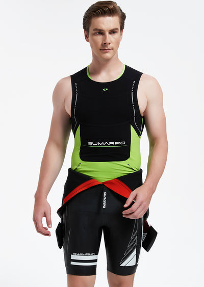 Quokka Men's Summer Swimrun Vest - Green