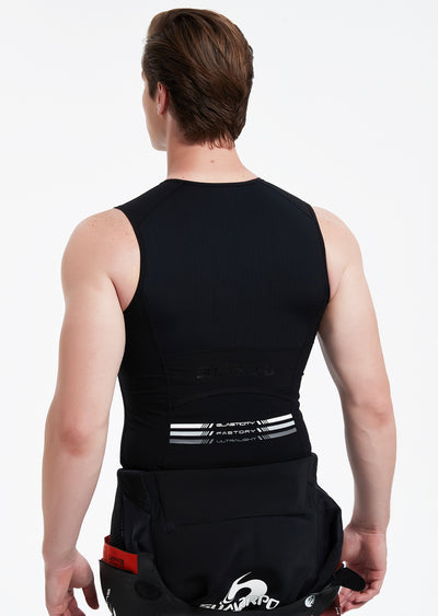 Gilet da Swimrun Termico Full-Zip da Uomo Quokka