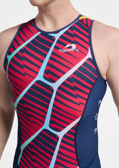 Falco Herren-Triathlonanzug, ärmellos – Vorbestellung