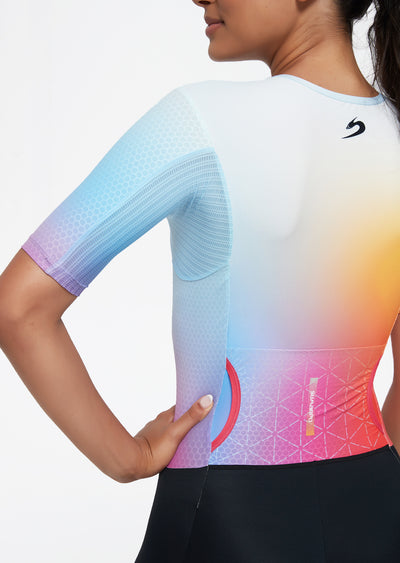 Mirage Dames Aero Korte Mouw Triathlonpak