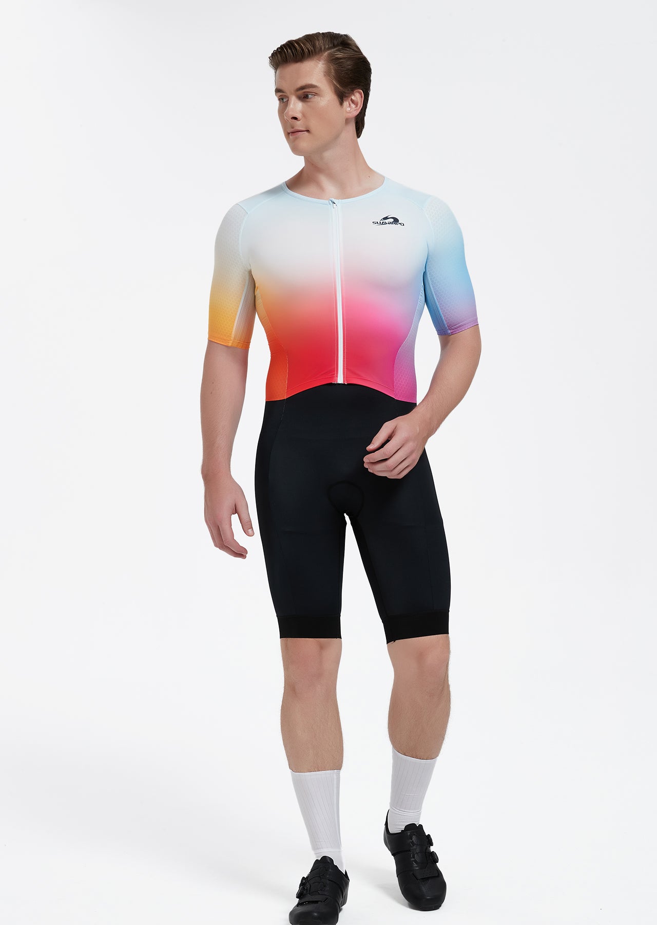 Mirage Men's Aero Short Sleeve Tri Suit