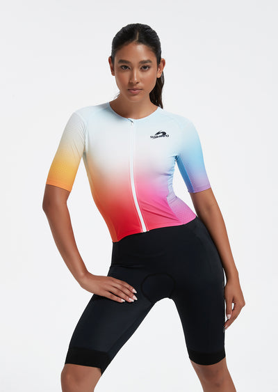 Mirage Dames Aero Korte Mouw Triathlonpak