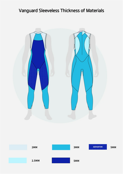 Combinaison de triathlon sans manches Vanguard Eco pour femme 2024