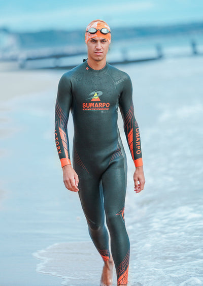 Herren Victory 5 mm Ganzkörper-Neoprenanzug für Triathlon und Freiwasserschwimmen – SUMARPO 