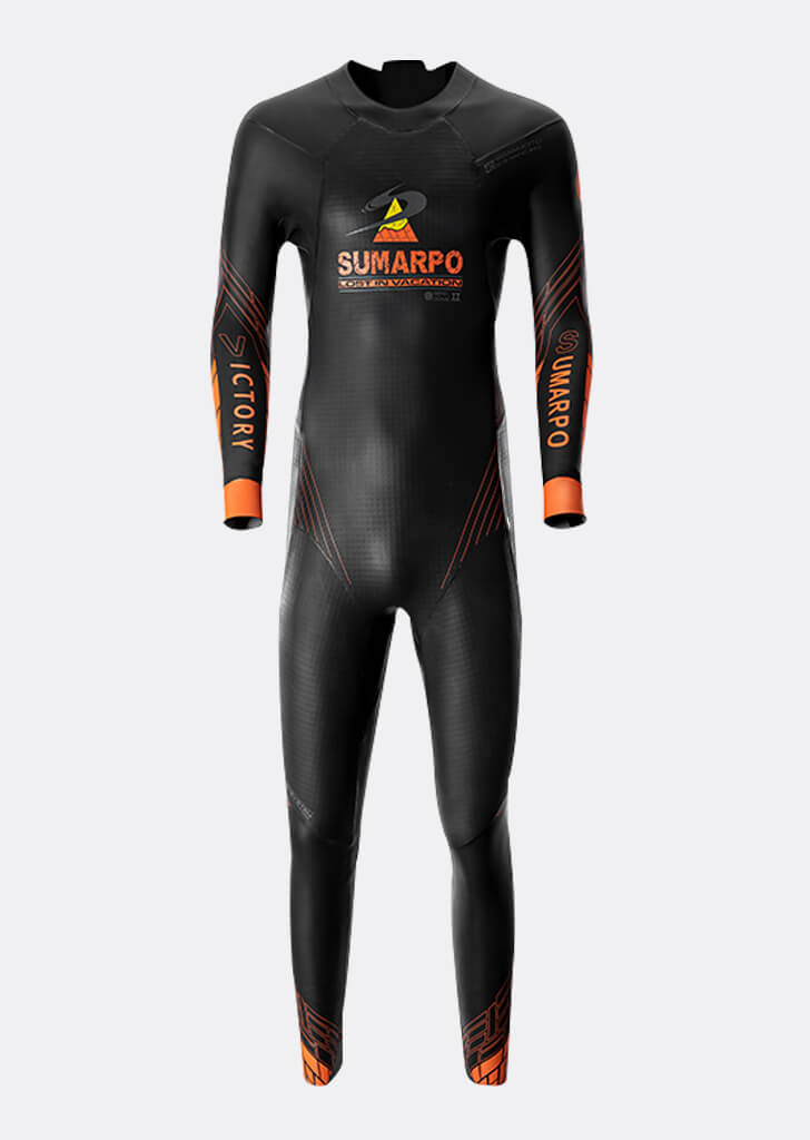 Herren Victory 5 mm Ganzkörper-Neoprenanzug für Triathlon und Freiwasserschwimmen – SUMARPO 